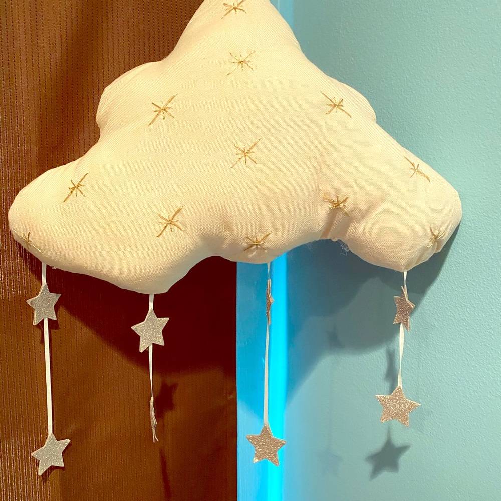 Hanging clouds with stars
